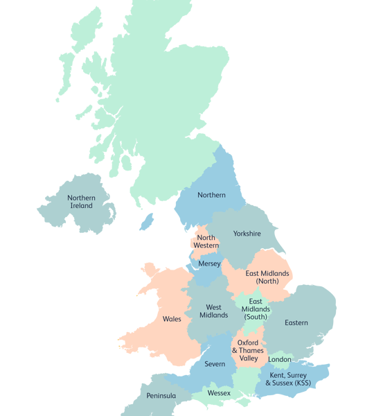 UK Regional map NEW