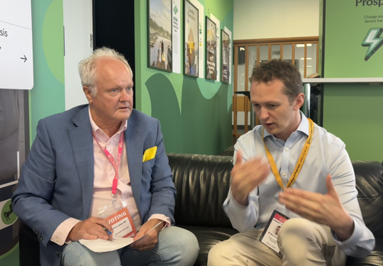 Dan Furmedge In Discussion With MP At Liberal Democrat Conference 2026