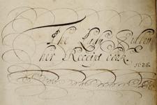 Women's Books Lady Sedley Signature Receipt Book Catherine Sedley, 1686 Crop