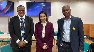 Mumtaz Patel Visit To Queens Hospital In Romford V1