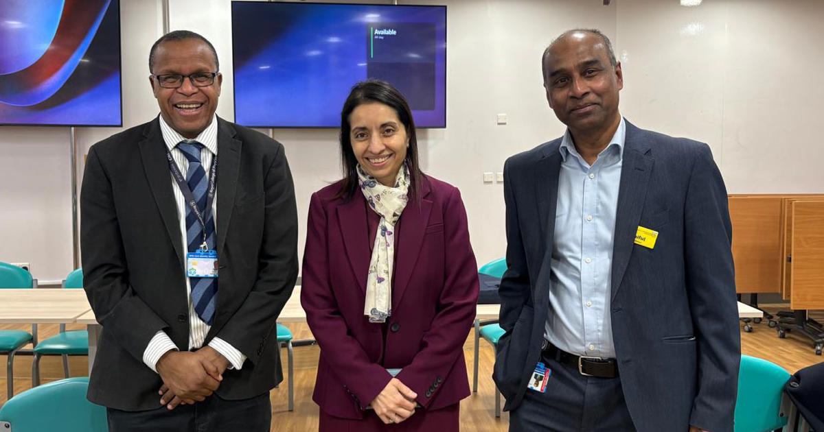 ‘The people make it work, even when the pressures are huge’: RCP president visits Queen’s Hospital in Romford